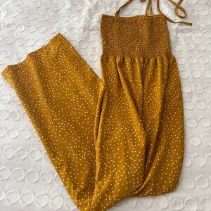 Shien, Small, Polka Dot Jumpsuit